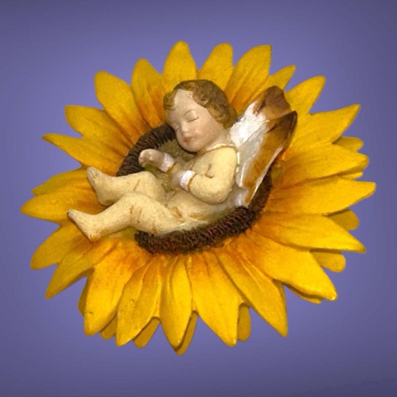 Butterfly Fairies Country Artists 2007 Baby Bloom CA05459 Sunflower Mini Figure - Picture 4 of 15